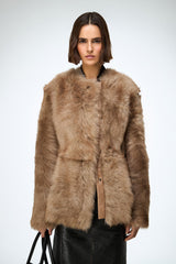 VSP - Florence - Sand Shearling Coat