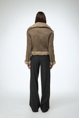 Tierra - Anthracite Shearling Jacket