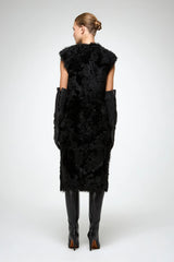 VSP - Mirella - Black Shearling Vest