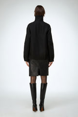 VSP - Lilie - Black Wool Coat