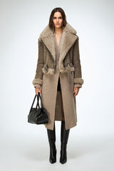 VSP - Tierra - Anthracite Shearling Jacket