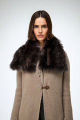 VSP - Jacotte - Dark Brown Leather Neckwarmer