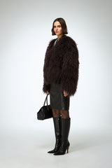 Daniela - Brown Shearling Jacket