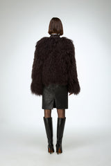 Daniela - Brown Shearling Jacket