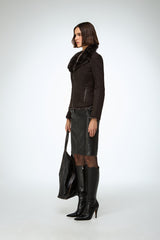 Vittoria - Brown Shearling Jacket