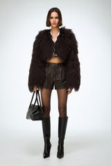 VSP - Deborah - Brown Shearling Jacket