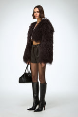 VSP - Deborah - Brown Shearling Jacket