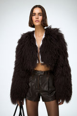 VSP - Deborah - Brown Shearling Jacket