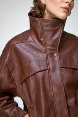 Eli - Dark Brown Leather Jacket