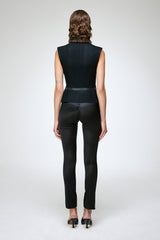 Jade - Black Wool Vest