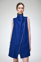 Melina - Blue Wool Vest