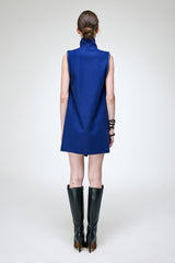 Melina - Blue Wool Vest