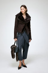 Aurora - Brown Shearling Jacket