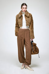 Lua - Camel Shearling Jacket
