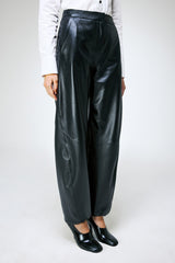 Iris - Black Leather Pant