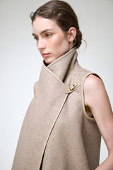 Melina - Camel Wool Vest