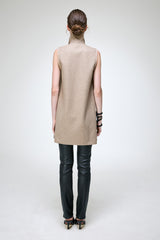 Melina - Camel Wool Vest