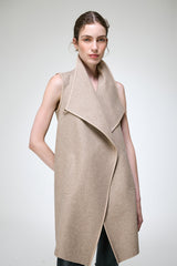 Melina - Camel Wool Vest