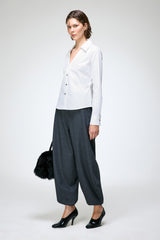Isis - White Cotton Shirt