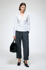 Isis - White Cotton Shirt