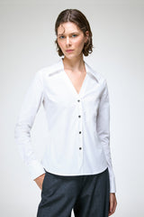 Isis - White Cotton Shirt