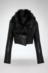 VSP - Yva - Black Shearling Jacket