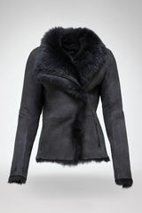 VSP - Adila - Toscana Anthracite Shearling Jacket