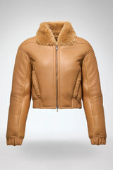 VSP - Sheela - Beige Shearling Jacket