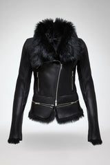 VSP - Josette - Black Shearling Jacket