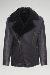 VSP - Tristan - Black Shearling Jacket