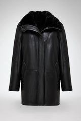 VSP - Prescillia - Black Shearling Coat