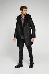 VSP - Teo - Black Shearling Coat