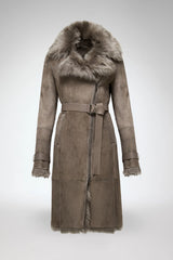 VSP - Lyza - Toscana Stone Shearling Coat