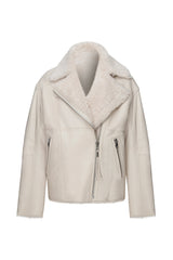 White Shearling Coat