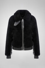 VSP - Elise - Black Shearling Jacket