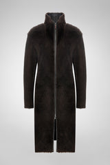 Julia - Brown Shearling Coat
