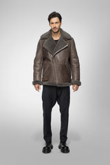 VSP - Warm Grey Shearling Coat