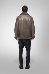 VSP - Warm Grey Shearling Coat