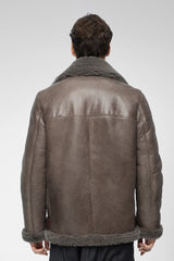 VSP - Warm Grey Shearling Coat