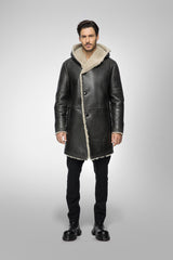 VSP - Teo - Anthracite Shearling Coat