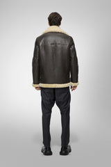 VSP - Rico - Brown Beige Shearling Coat