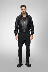VSP - Marco - Black Leather Jacket