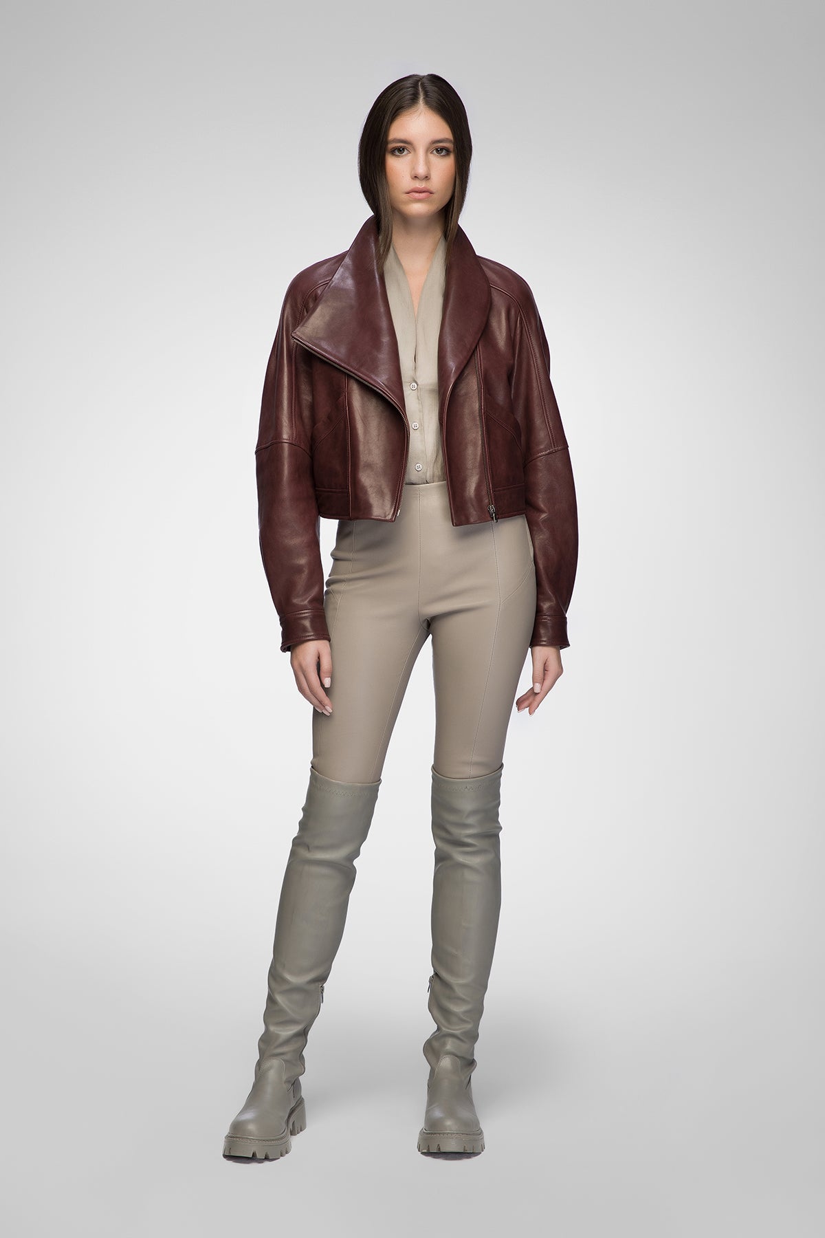 Reversible Jacket with Printed Design for Women - Lavinia