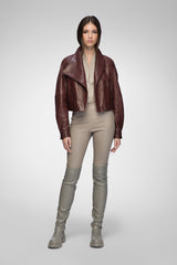 VSP - Lavinia - Cherry Leather Jacket