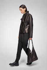 VSP - Nadia - Black Leather Jacket
