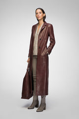 VSP - Laurence - Cherry Leather Coat