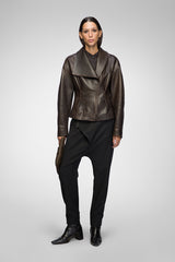 VSP - Briana - Brown Leather Jacket