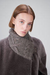VSP - Warm Grey Shearling Coat