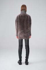 VSP - Warm Grey Shearling Coat