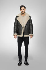 Rico - Anthracite Shearling Coat